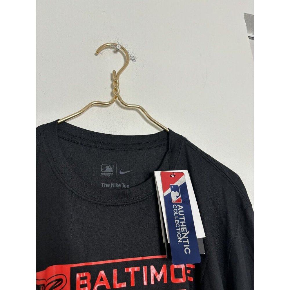 Orioles Baltimore Nike Long Sleeve T-Shirt Men Size XL DRI-FIT - Picture 5 of 6